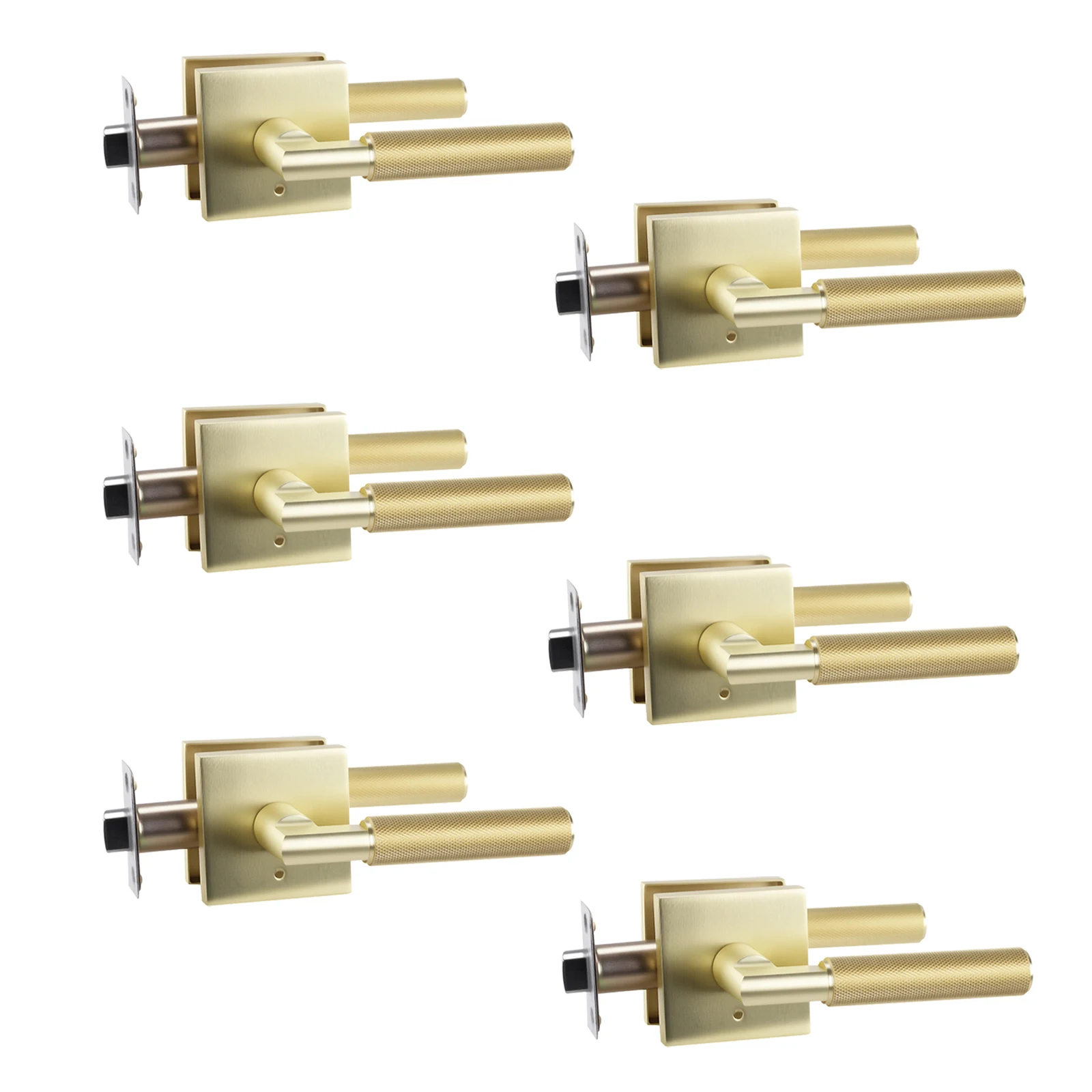 

Усиленные дверные ручки с замками для входных дверей, комплект для левой и правой стороны, для входных групп и проходных дверей спален