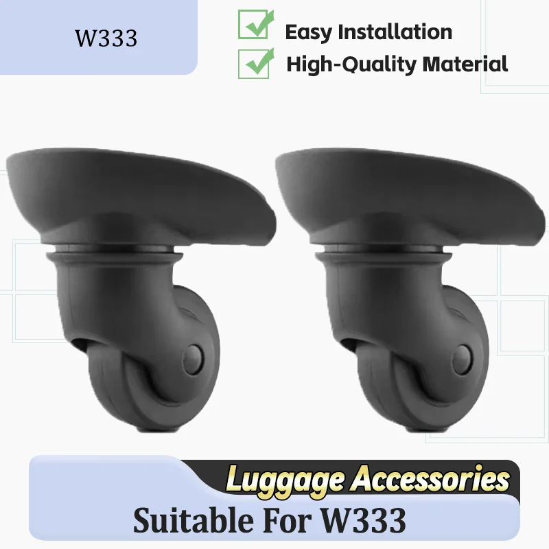 For W333  Wear-Resistant Upgrade Luggage Spinner Wheel Replacement 360° Rotating Silent Wheels  Suitcase Roller Replacemen