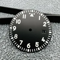 33.5mm Black and White Watch Dial for NH35 NH36 7S 4R Movement Luminous Watches Faces Men’s Watch Replacement Accessories
