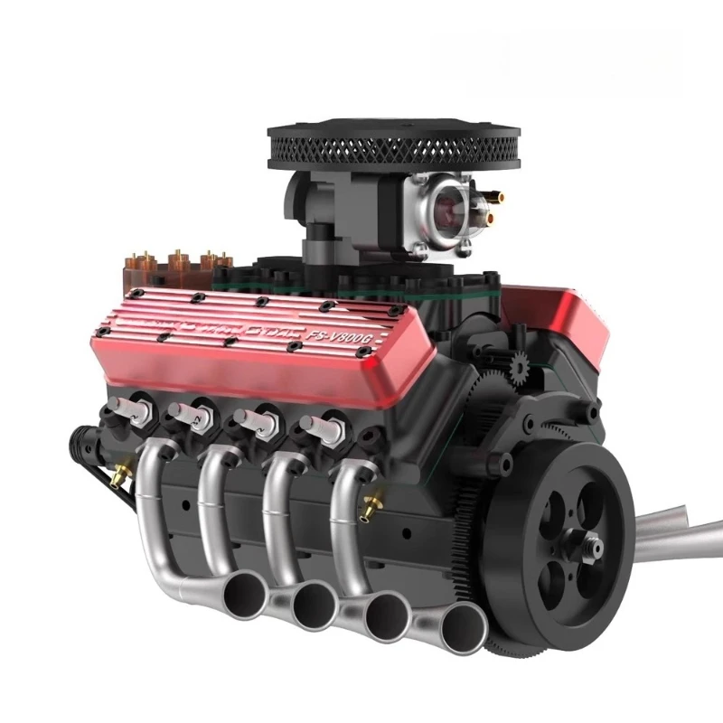 

V800 WGPC 28cc hard core gasoline internal combustion engine assembly model with starting set