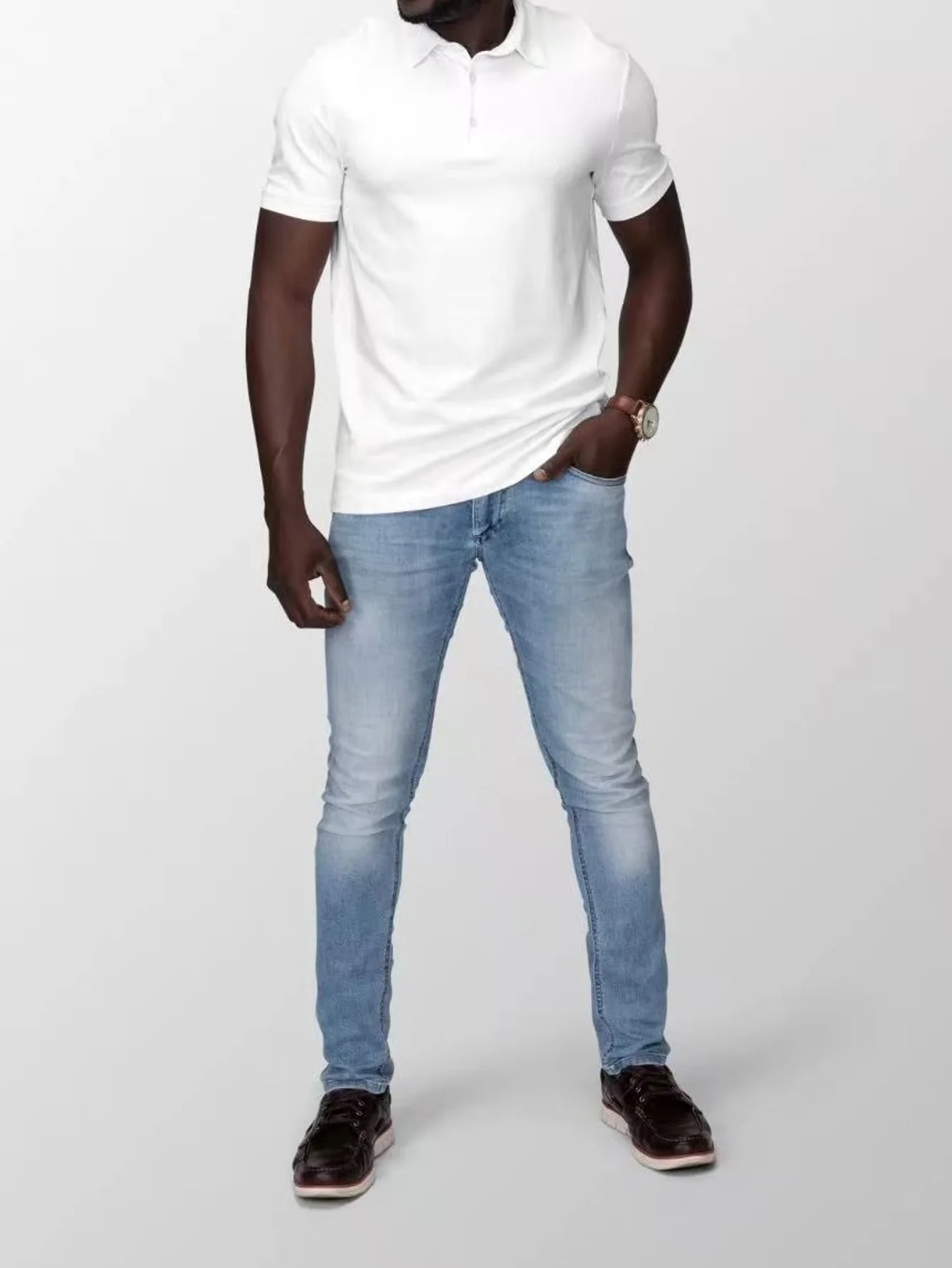 

Однотонные джинсы унисекс, синие, узкие, в стиле ретро Y2K, оригинальные, без аксессуаров и ремней.