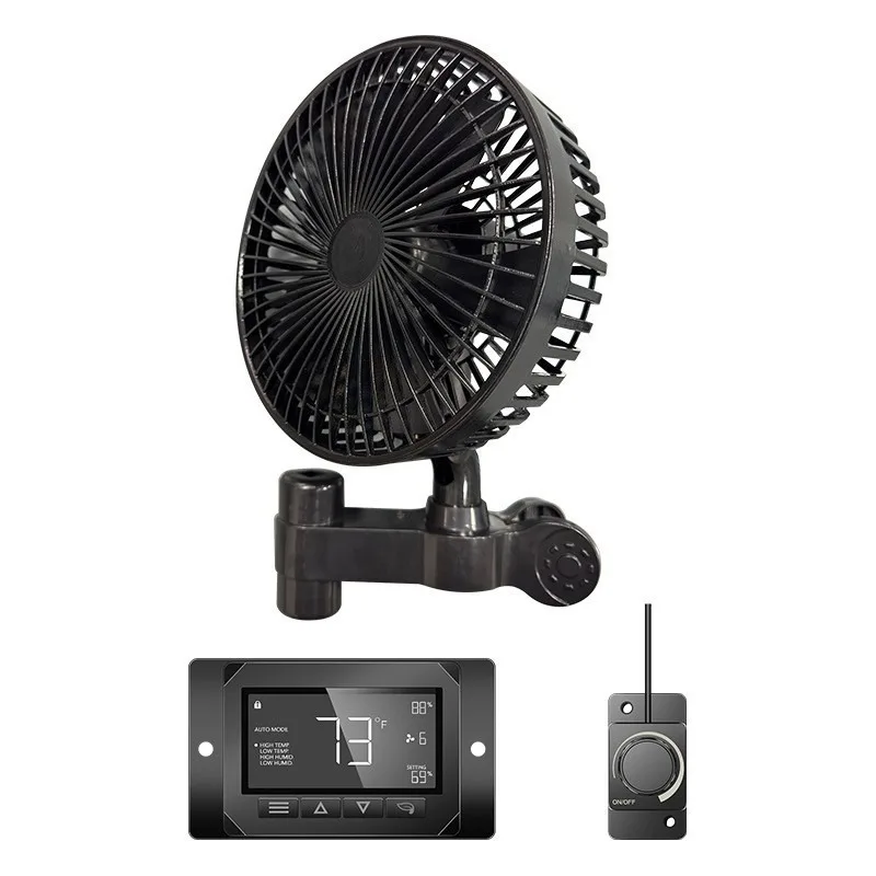

Speed regulation intelligent control 7-inch clip fan, planting tent, hydroponic household