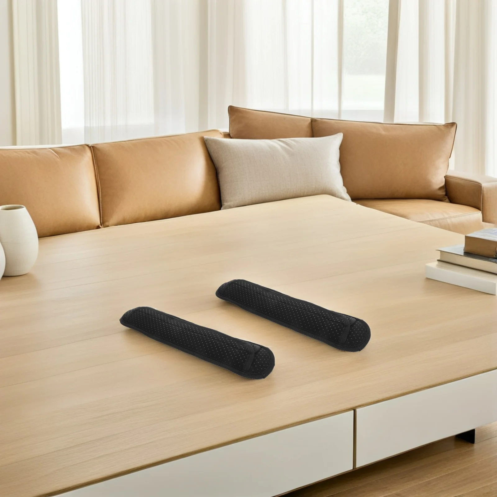 2Pcs Backpack Shoulder Pads Anti-Slip Breathable Support Cushion for Heavy Bags Luggage Briefcase Gym Hiking Camping Use