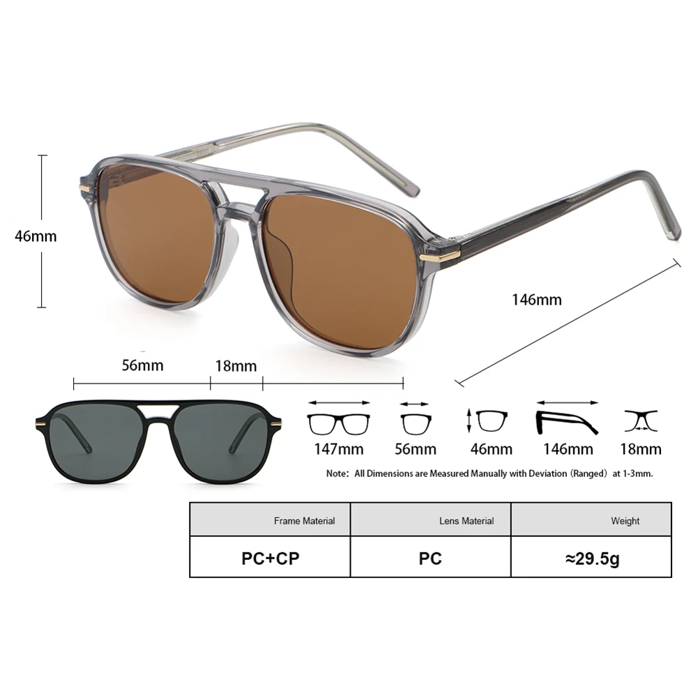 Peekaboo square frame sunglasses for women unisex CP acetate fashion sun glasses for men uv400 blue brown green 2024 summer