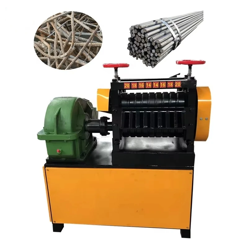 2d rebar straightening bending and cutting machine horizontal rebar scrap iron recycling compress machine suppliers