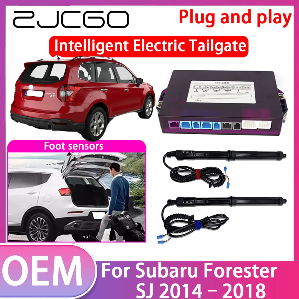 ZJCGO Electric Tailgate Lift Drive Trunk Opening Tail Gate Lift Soft Close Car Door For Subaru Forester SJ 2014–2018