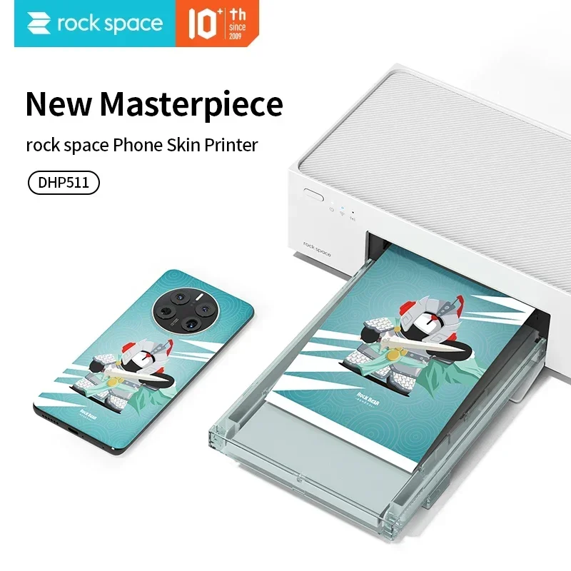 Rockspace Cell Phone Instant Printing Anti Fingerprint Photo Printer Back Skin Printer For Screen Protector Cutting Machine