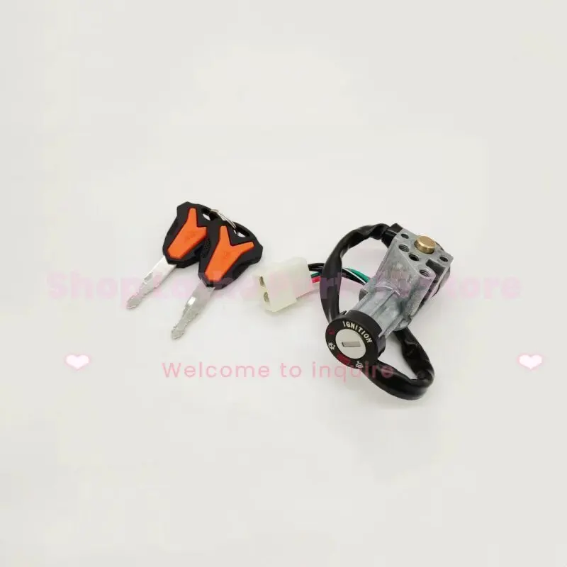 For Lifan KPR150 KPS200 LF150-10S LF200-10R Motorcycle Full Lock Ignition Switch Fuel Cap Seat Lock With 2 Keys