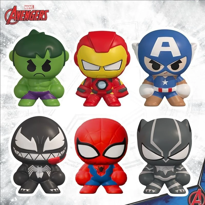 

Marvel Человек-паук анимация мультяшная кукла плюшевая креативная студенческая игрушка с медленным отскоком для снятия стресса Рождественский подарок оптом