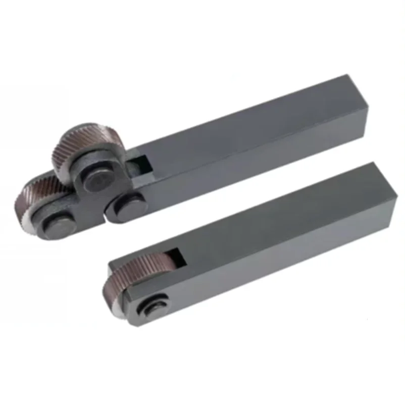 Single And Double Wheel Knurling Tool 0.4mm-2mm Wheel Linear Pitch Knurling Set Steel Lathe Cutter Head Knurling Tool HSS