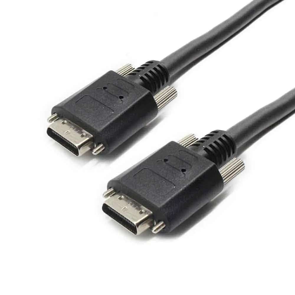 Industrial Camera Cable, SDR 26-Pin Male to SDR, 1m, PoCL, Screw-Lock Connectors