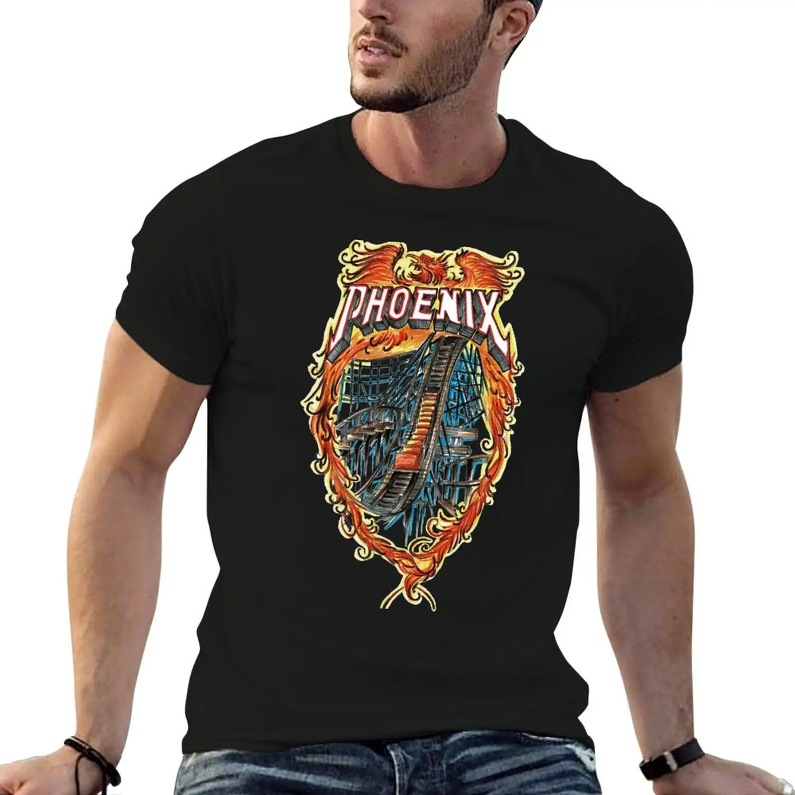 

T-Shirt man cotton t Design shirts cotton Phoenix personalised t 100% shirt shirt t