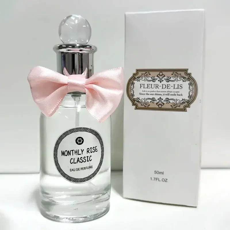 Flower Morning and Moon Evening Series Perfume Lasting Fragrance White Tea Peach Fragrance Eau De Toilette 50ML