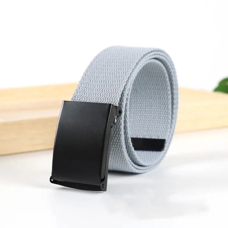 Mode Nieuwe Unisex Broeken Riemen Canvas Riem Metalen Gesp Mannen Vrouwen Jongens Jeans Riemen Snoep Kleuren Top Kwaliteit Luxe Riemen