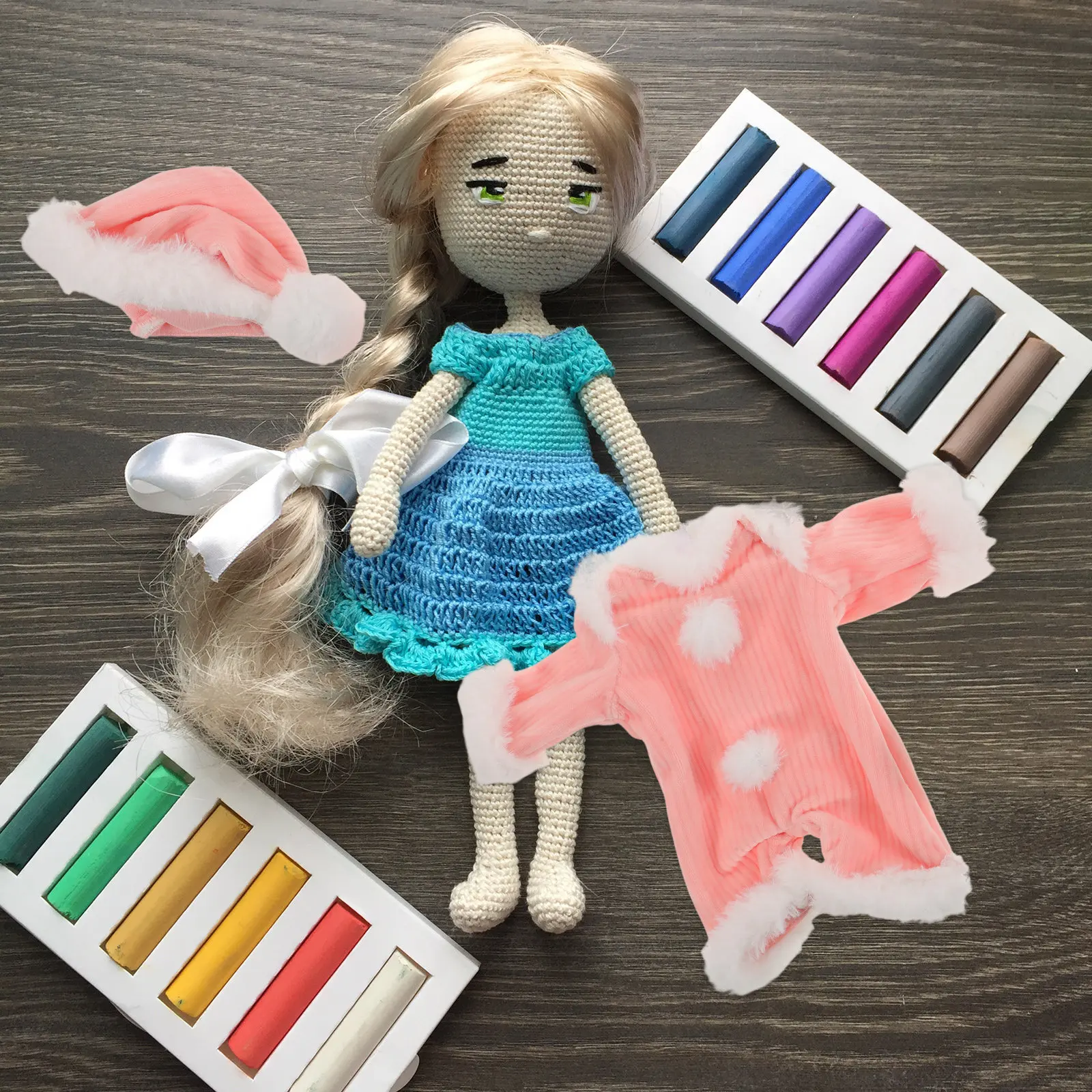 

Комплект из 10 предметов: уютные комбинезоны и шапочка для кукол, зимний наряд для новорожденных, игровой гардероб, уютный комплект для кукол