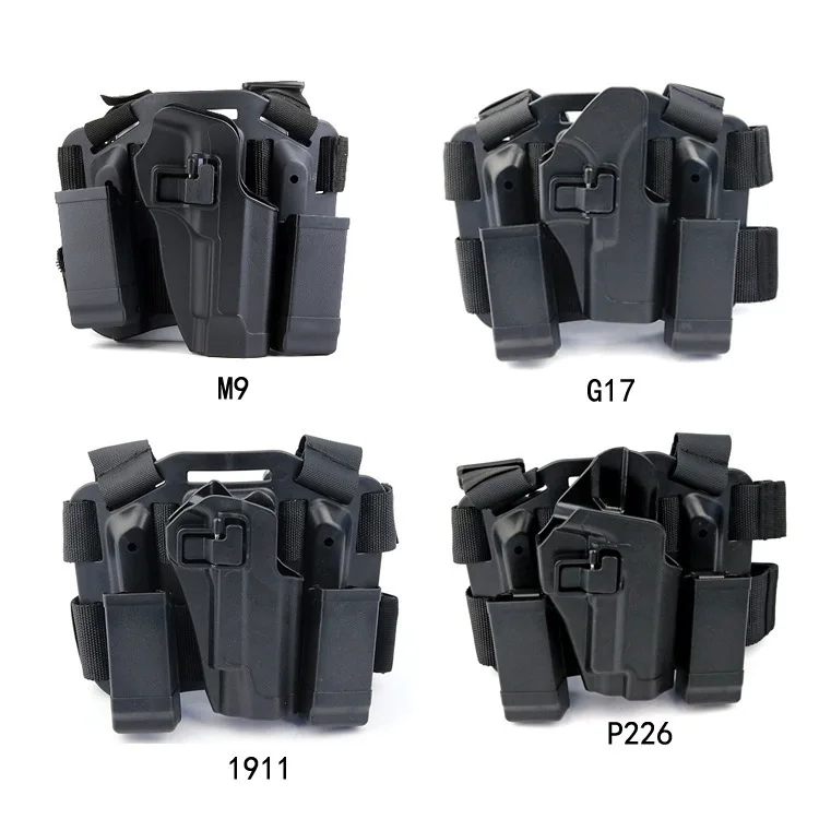 Quick Pull Leg Cover Tactical G17 Handgun Holster Waist Hanging M9 1911 Leggings Quick Pull Cover