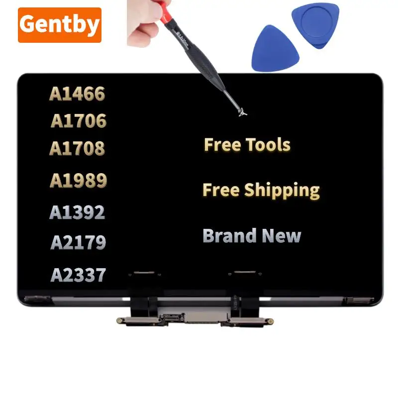 Top Brand New A1466 A1706 A1708 A1932 A1989 A2179 A2337 For MacBook Pro Air Full LCD Screen Display Complete Assembly