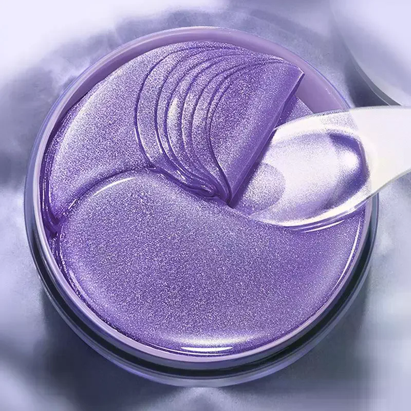 SADOER 60pcs Grape Eye Mask Anti Dark Circles Removal Bags Moisturizing Firming Patches Skin Care