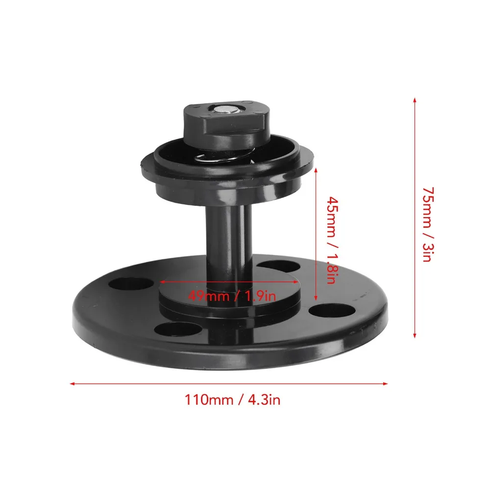 For 1-5KG Reels MIG Welding Wire Spool Holder Dual Fit Design ABS Plastic Wire Damper Shaft Wire Feeder Disc Shaft