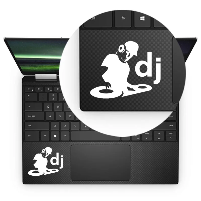 DJ Beating Disk Vinyl Laptop Sticker for Macbook Air Retina Pro 14 Mac Skin 13\