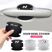 Car Door Bowl Anti-scratch Sticker Handle Protection Sticker For Hyundai Sonata i30 i20 Tucson Elantra Kona N Line Accessories