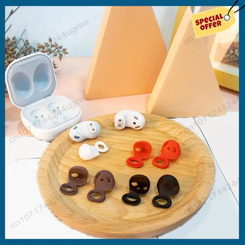 -A15I غطاء حماية لسماعات الأذن من السيليكون لهاتف Galaxy Buds Live 8 زوج من سدادة الأذن البديلة غير القابلة للانزلاق وسادة براعم الأذن #2