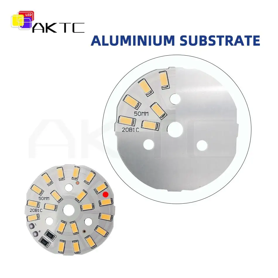 10 sztuk/partia okrągłe światło LED 5V 10W niskie napięcie SMD5730 20 LEDs 3000K ciepłe lub białe światło 6000K z funkcją ściemniania żarówki źródło