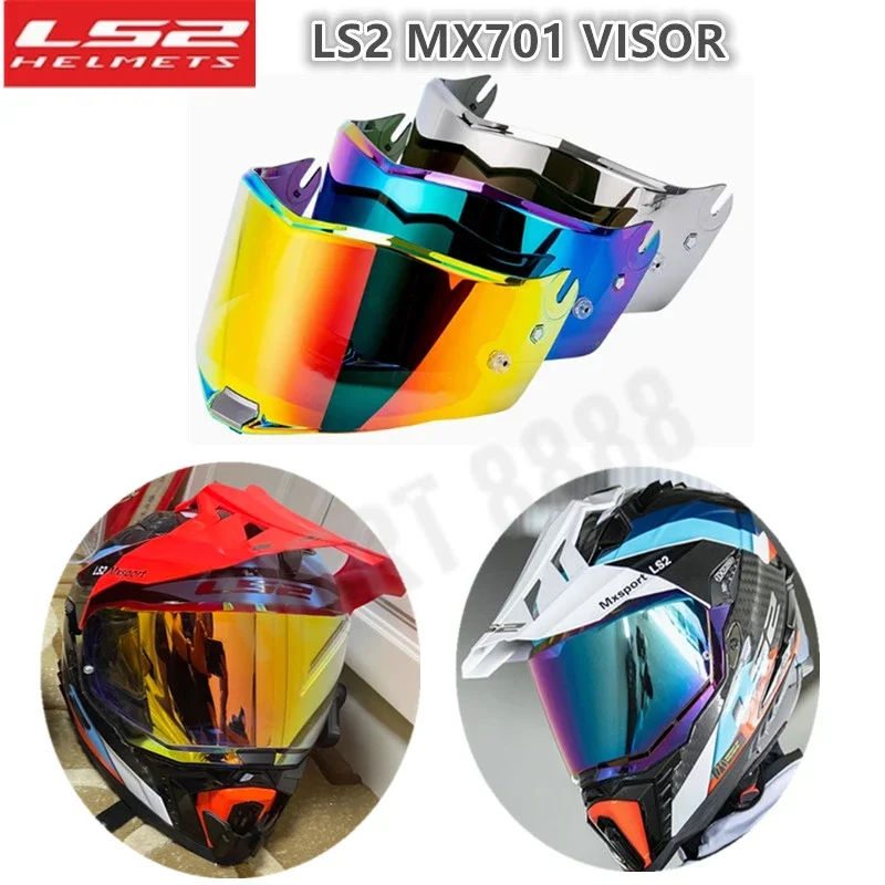 LS2 MX701 Motocross Lens Detachable Rally Off-road Motorcyle Helmet Replacement Visors