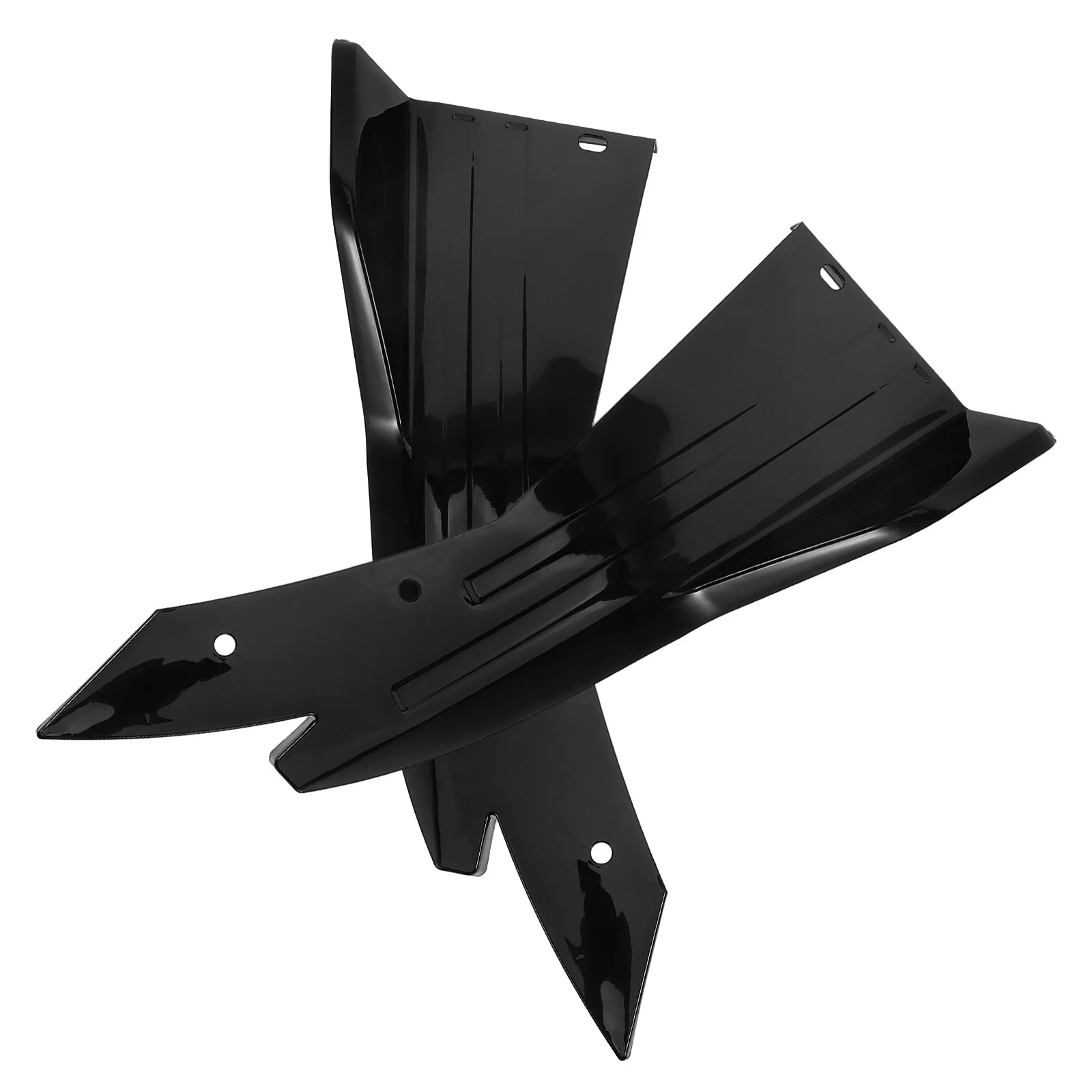 

1 Pair Bumper Diffuser Abs Car Exterior Accessories Universal Rear Spoiler For Most Cars Rear Bumper Splitter Auto Parts