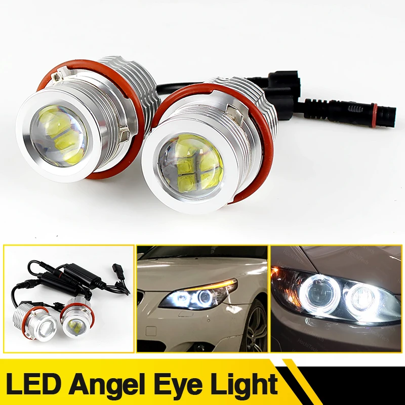

2 шт. для BMW 5/6 серии E60 M5 E61 Touring E83 X3 E63/E64 M6 2006-2007 светодиодные кольца с ангельскими глазами Halo DRL, аксессуары для фар