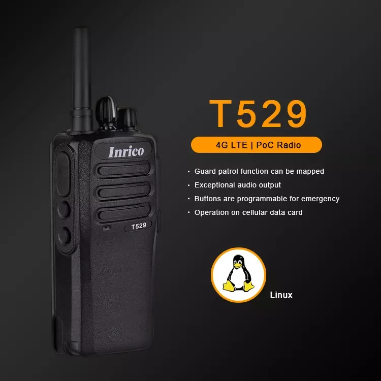 CAMORO Walkie Talkie T529 2022 Walkie Talkei Radios With Micro SIM Card 4G Talkie Walkie For Harbors And Wharf