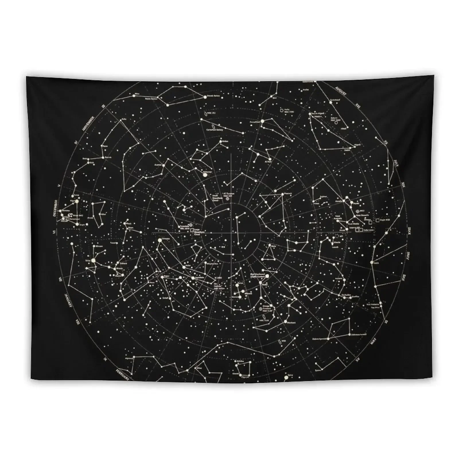 Astronomy Constellations Stars Galaxy Universe Tapestry Hanging Wall Room Ornaments Aesthetic Room Decoration Tapestry