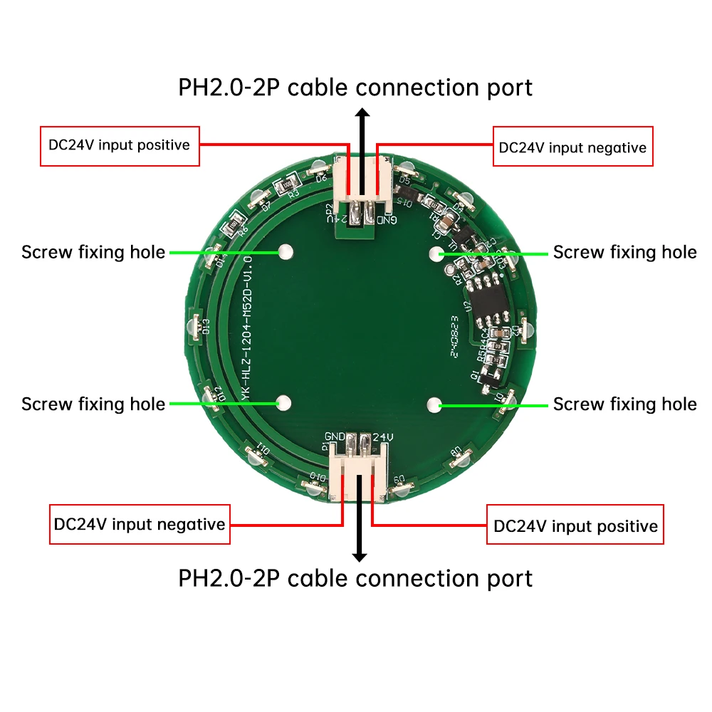 DC 24V 5A Touch Induction Light Emitting Table Module Light Emitting Module Touch Induction Light Emitting River Table Module