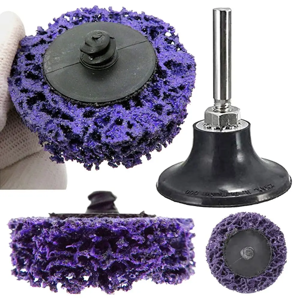 2 Inch 50mm Strip Discs Stripping Wheel Polishing Wheel with Holder Grinding Disc Stripping Wheel For Clean And Remove Paint