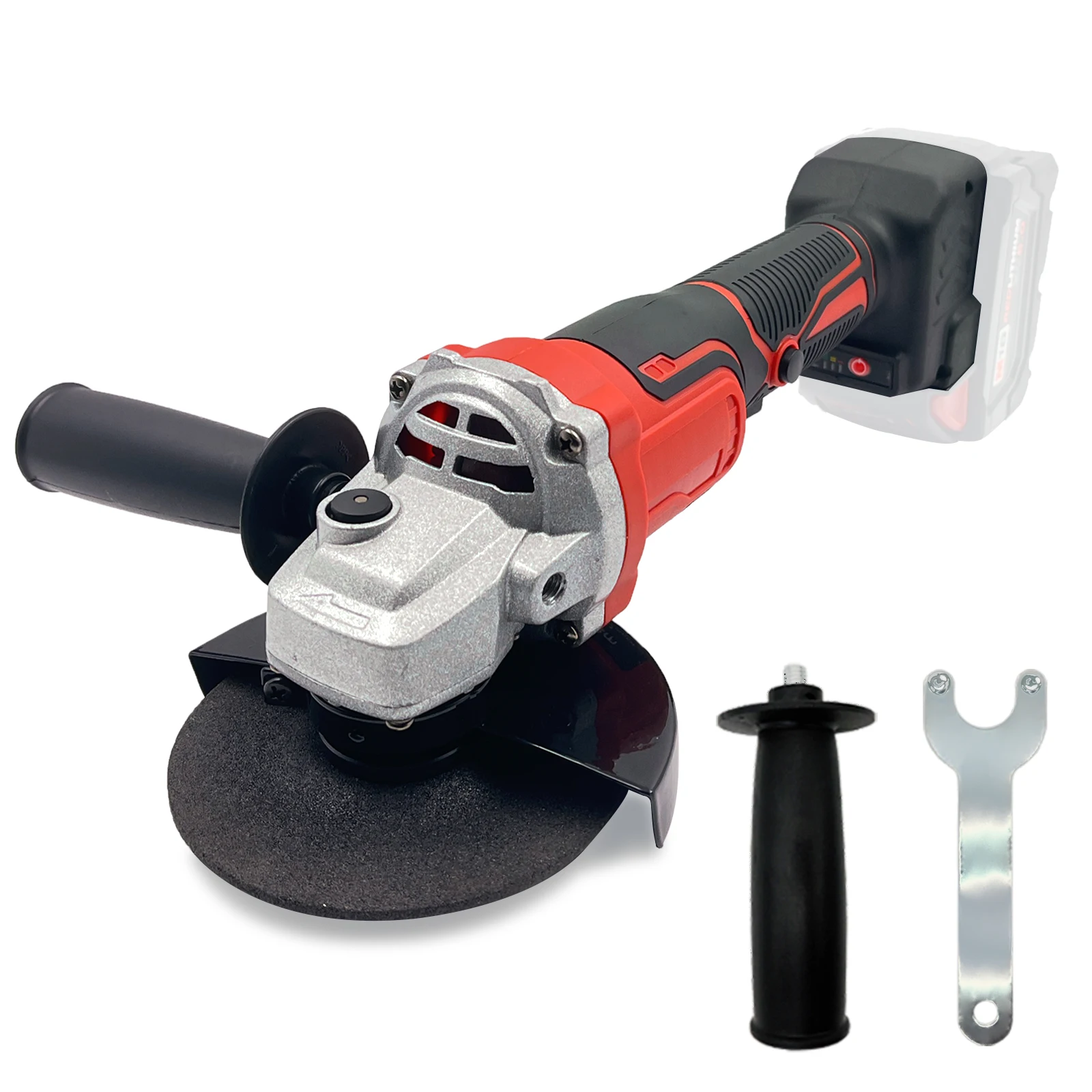 

125 мм Бесщеточная угловая шлифовальная машина для полировки и резки Беспроводная электрическая угловая шлифовальная машина для аккумулятора Milwaukee 18 В (без батареи)