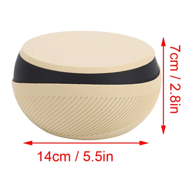 Double Layered Dried Fruit Bowl Plastic Snacks Bowl With Shell Storage For Nut Pistachios Cherries Popcorn Candy Sand Color And