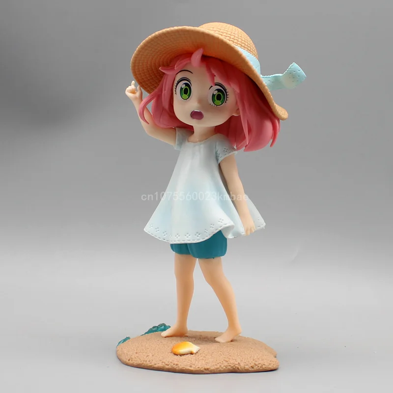 Anya Forger Figure Spy x Family Anime Figurine Cute Girl 18cm PVC Statue Action Figures Model Decoration Collection GK Toys Gift