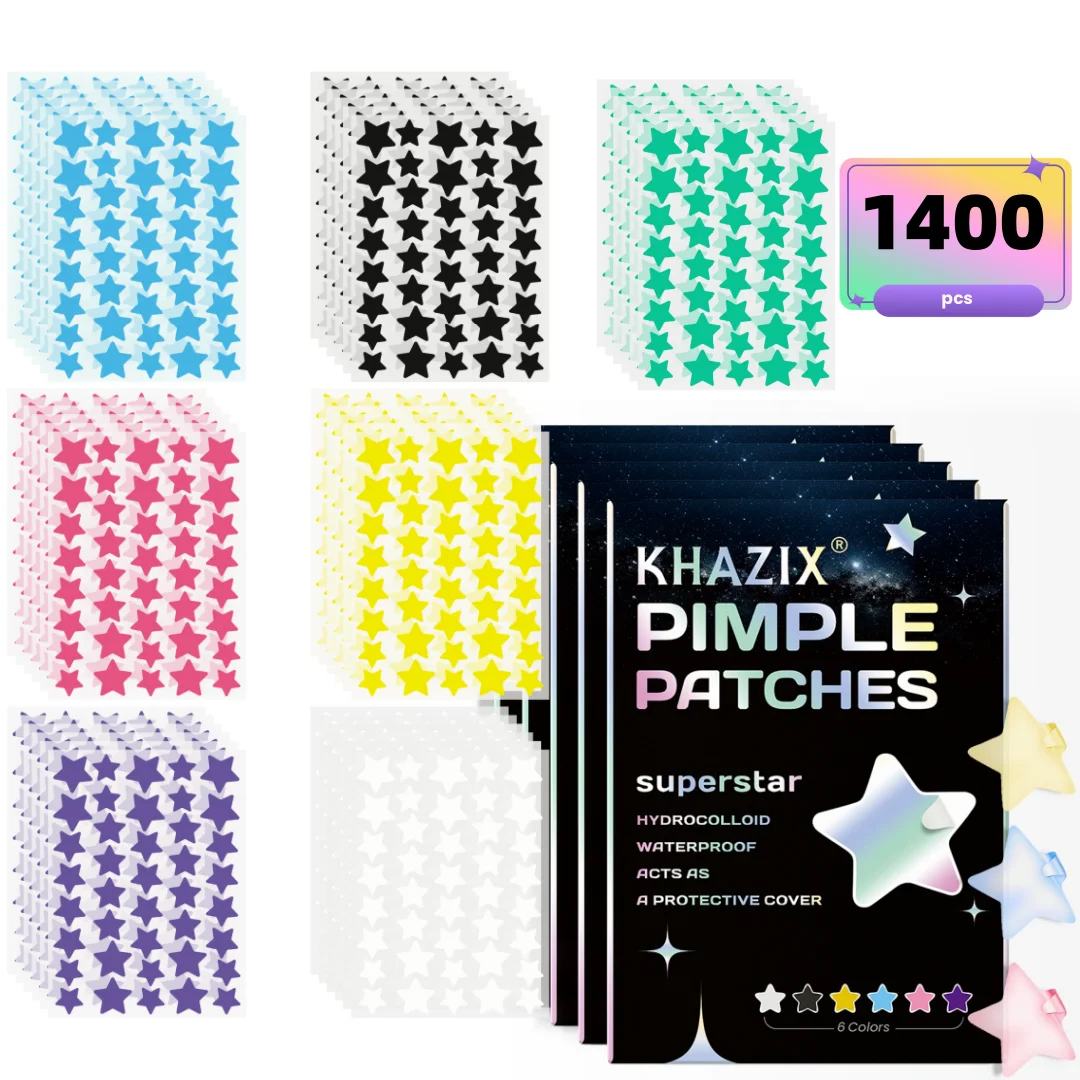 1400PCS Star Acne Patch, Facial Acne Patch, Concealer Patch, Acne Patch, ultra-thin and breathable