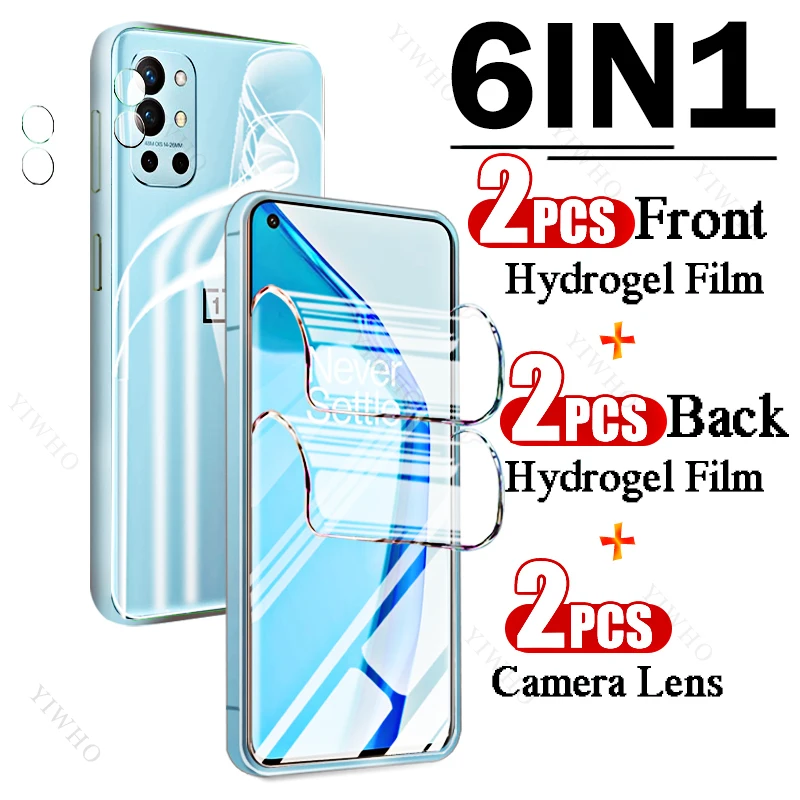 9in1 Full Cover Front Back Hydrogel Film for OnePlus 9R LE2101 6.55