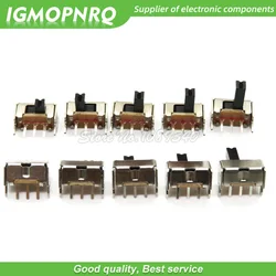 50pcs SK12D07VG2/3/4/5/6 Miniature Slide Switch SPDT 3 Pin PCB 2 Position 1P2T Side Knob Handle High 2/3/4/5/6mm IGMOPNRQ