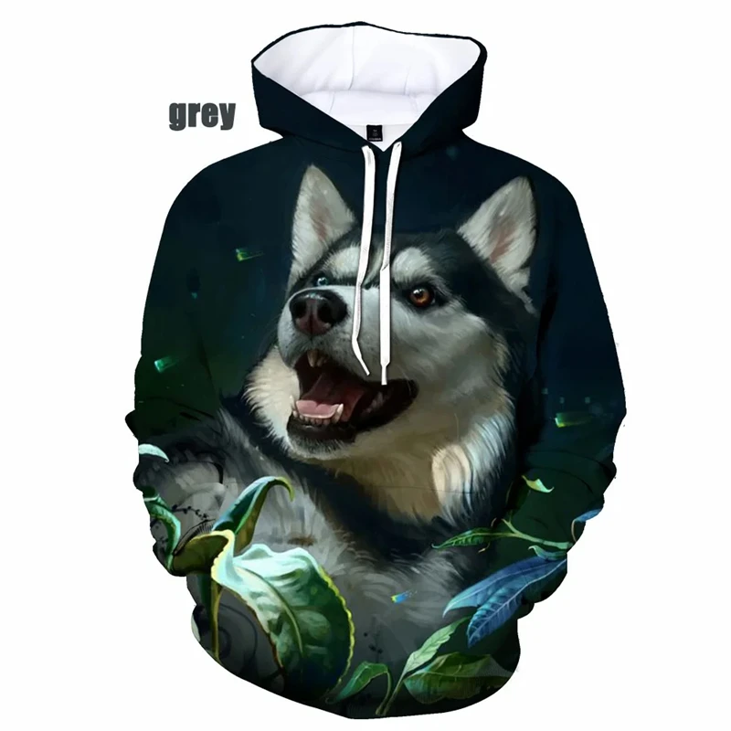 

Funny Pet Dog Graphic Sweatshirts Fashion Cute SIBERIAN HUSKY 3D Printed Hoodies For Men Clothes Casual Streetwear Pullovers Top