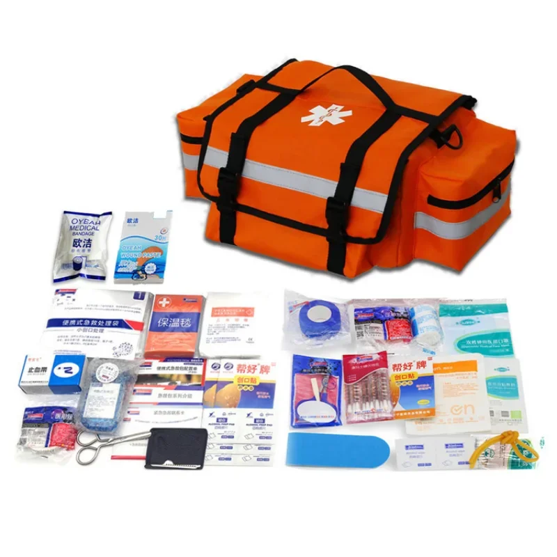 Bolsa de emergencia vacía para almacenamiento médico, organizador de primeros auxilios, compacto y ligero Kit de supervivencia para el hogar, viajes