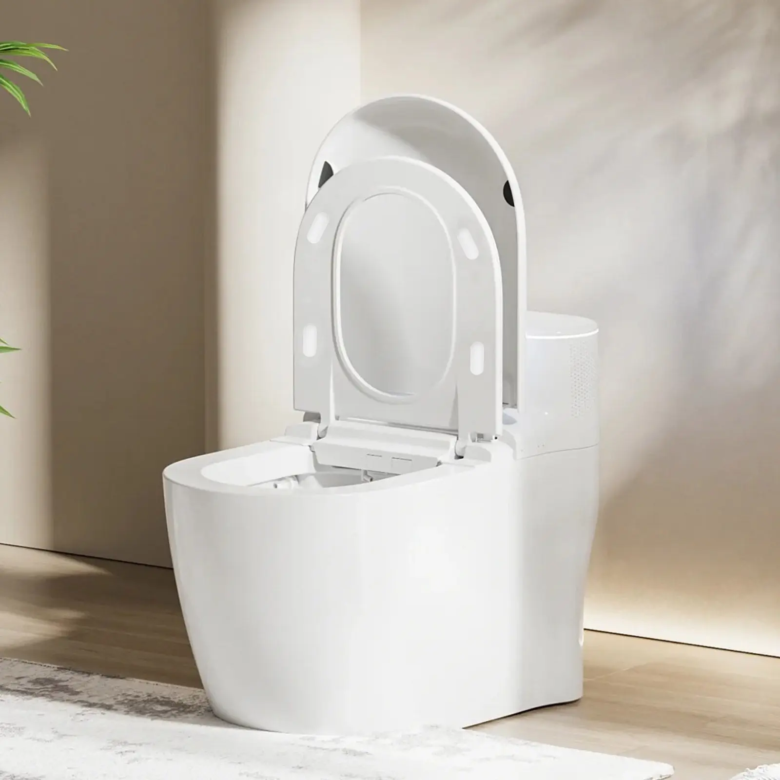 

8Pcs Toilet Seat Bumpers for Bidet - Easy Install Washable Lid Pads Modern Design Bathroom Accessories Long-Lasting Impact