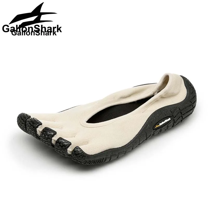 Minimalistische Fünf-Finger-Ballettschuhe für Damen, gestrickter Barfußstil für Yoga-, Tanz- und Indoor-Fitness-Sessions