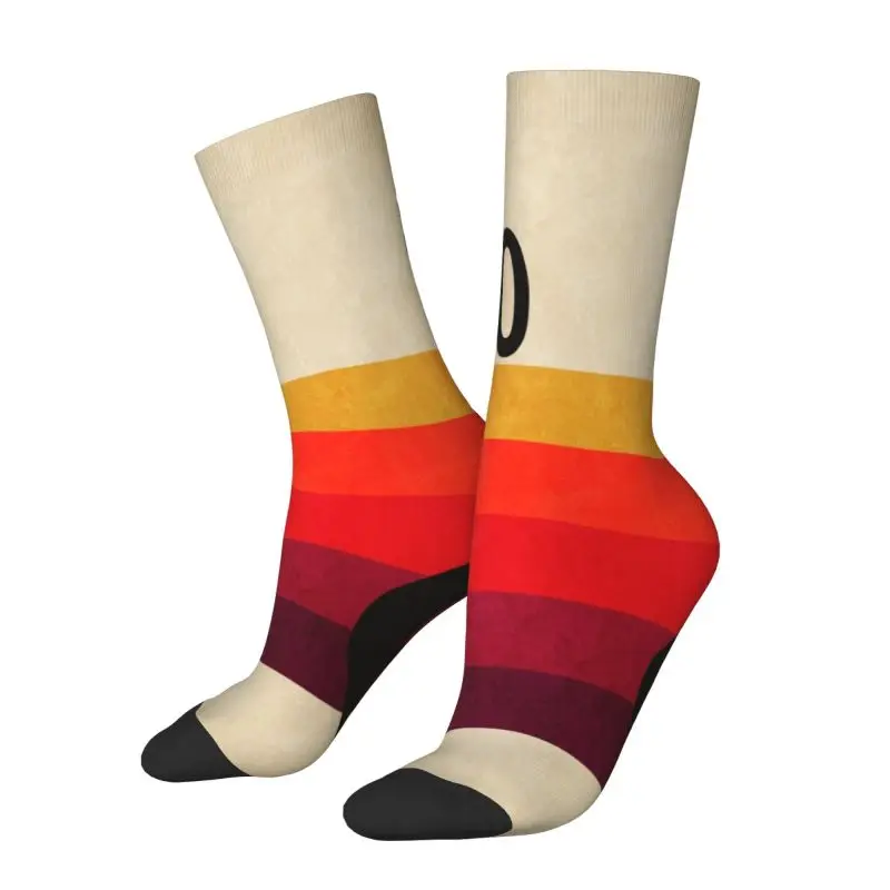 Cute Printing Retro Movie Film VHS Cassette Socks for Men Women Stretch Summer Autumn Winter Cinema Theater Gift Crew Socks