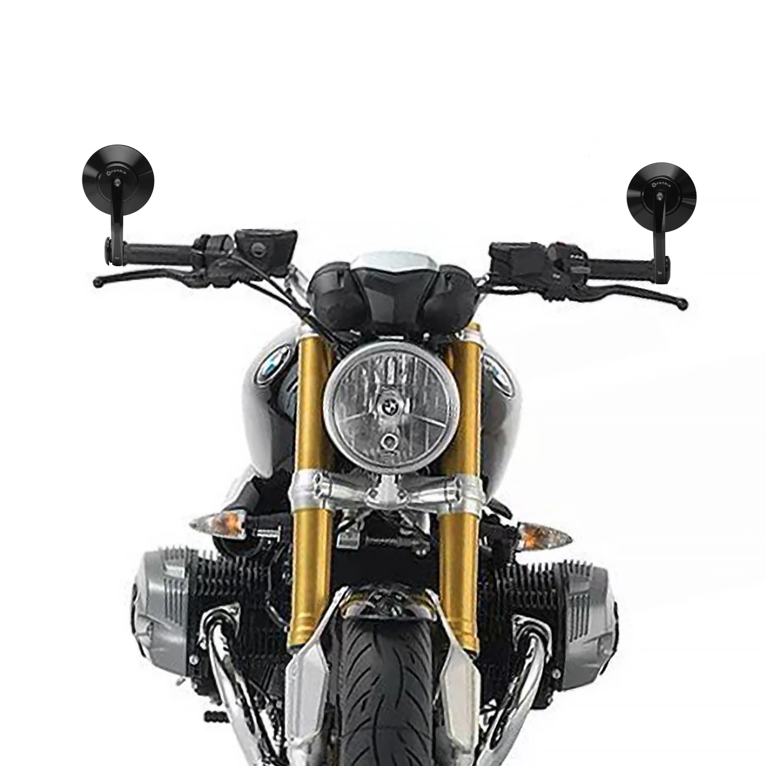 Espejo final para manillar de motocicleta, para BMW RnineT R12nineT F800R F900R S1000R R1200R R1250R R1300R R12 R18 F900XR S1000XR R1300GS