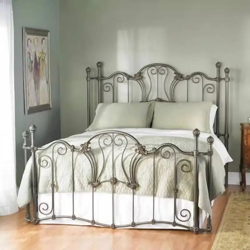 Decoración elegante, Cama doble para dormitorio, salones para niñas, Loft, Bases de Cama doble, Cama moderna para el hogar, muebles matrimoniales para el hogar