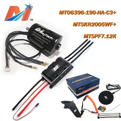 Maytech 200A VESC 75V ESC 160KV 190KV Brushless Sensored Motors IP66 2.4GHz Wireless Remote for E Skateboard Trucks Spot Welder