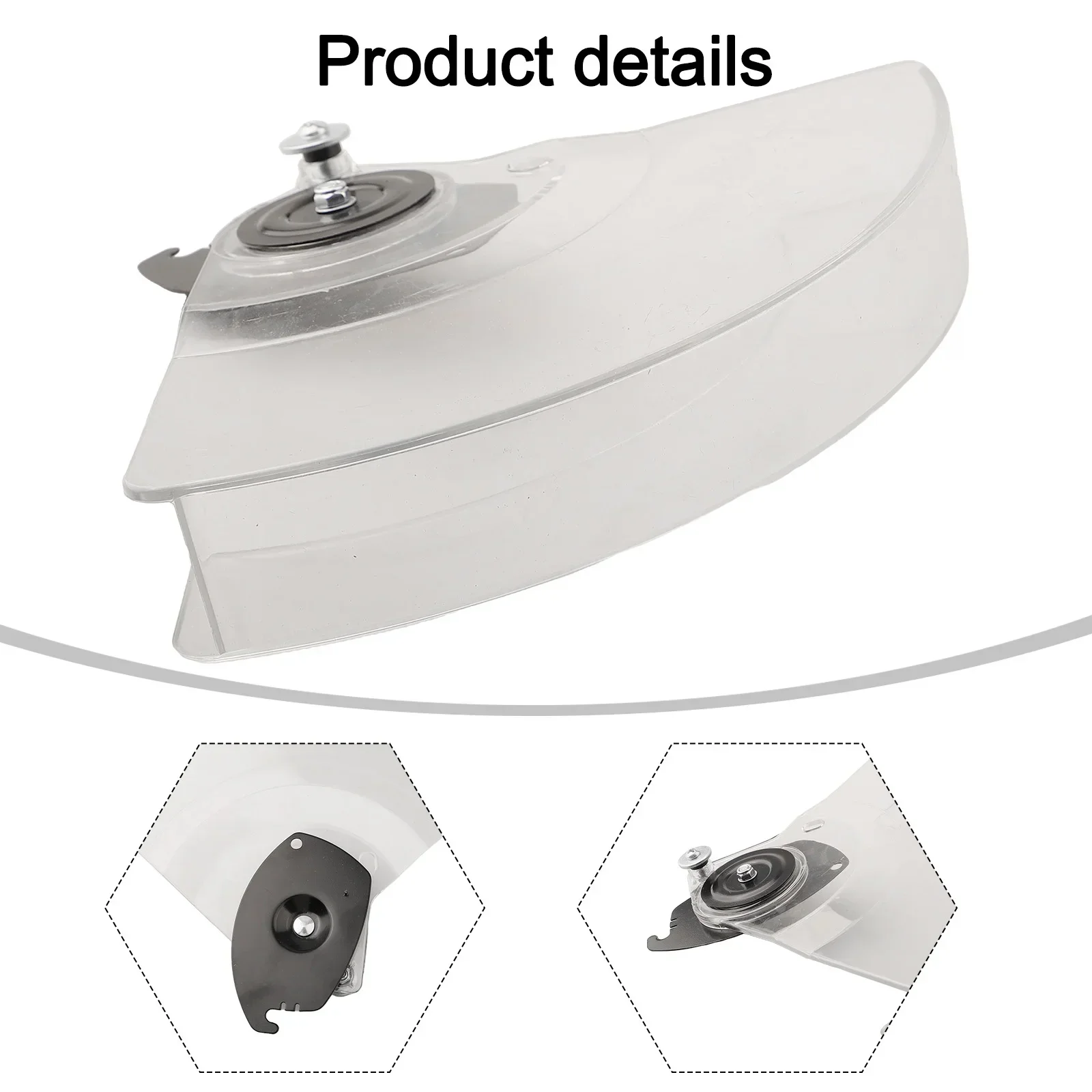 1pc 10inch Electric Mitre Blade Guard Replacement Transparent Protective Cover For 255 Saw Aluminum Machine Power Tool Parts