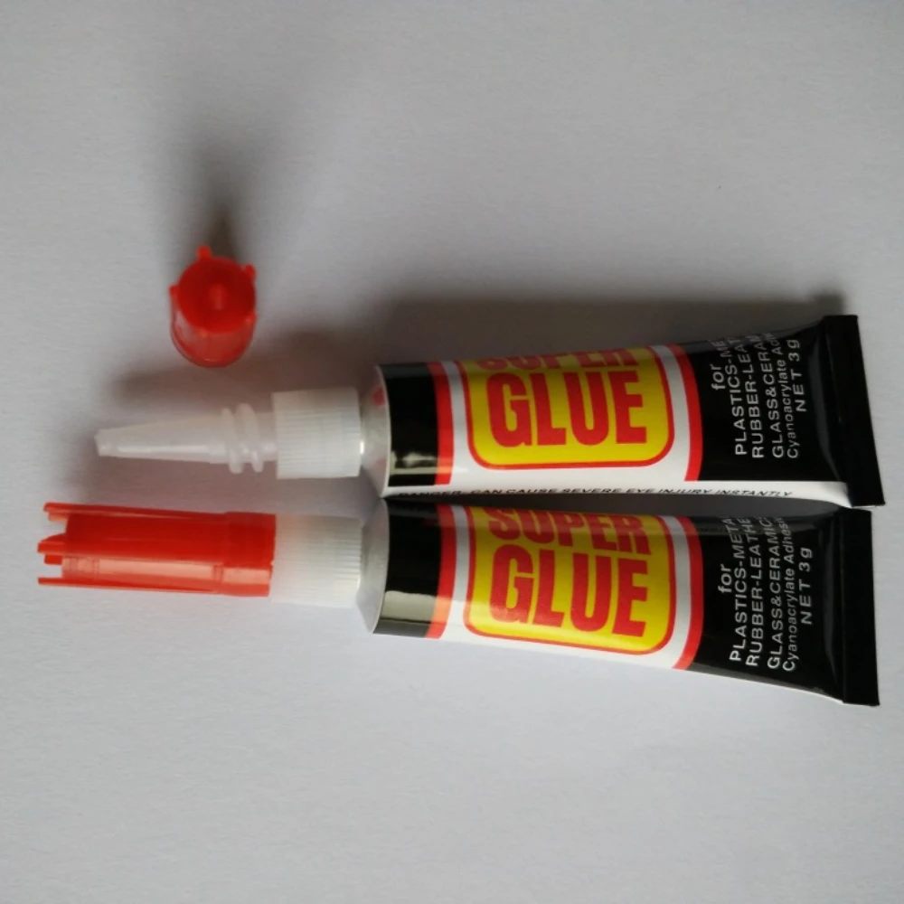 Super Glue Liquid Super Glue for Wood Epoxy Adhesive 502 Instant Transparent Epoxy Resin Stationery Shop Rubber 1/3/6/12 Items.